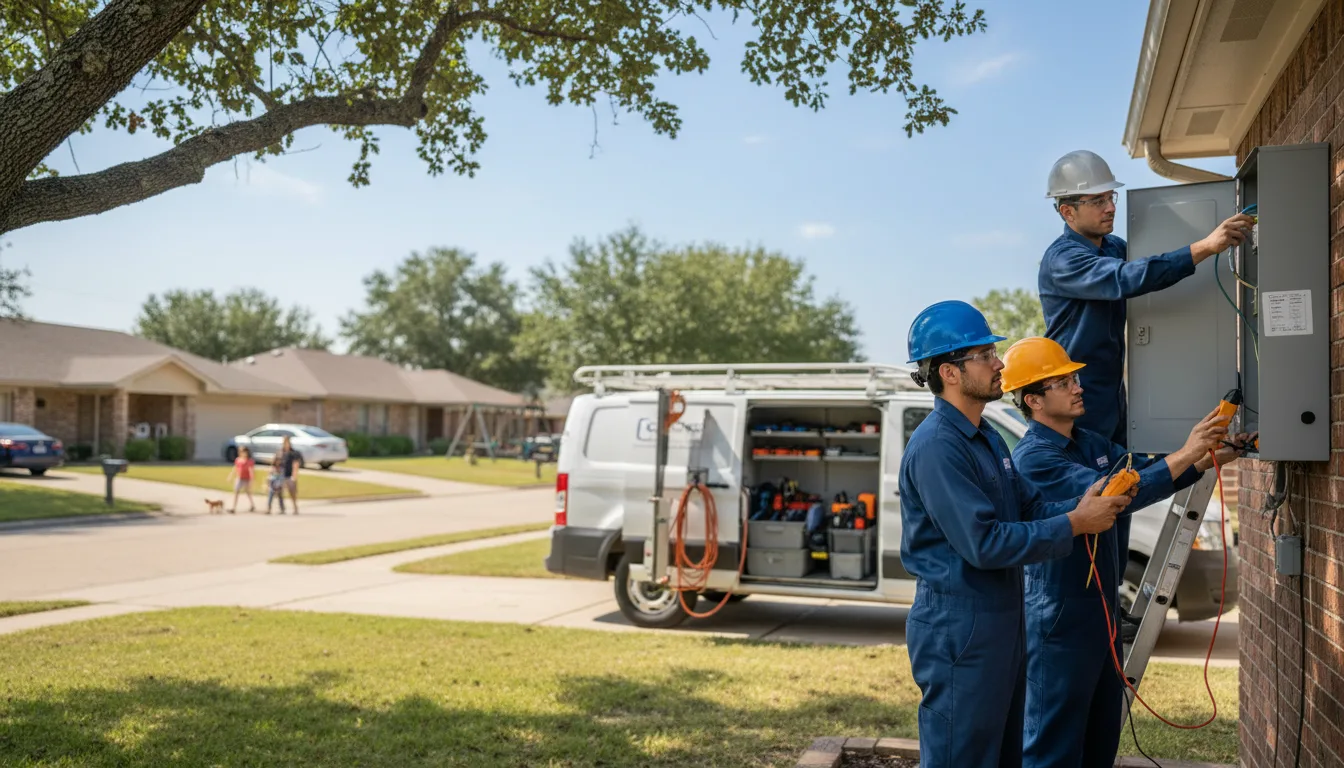 Certified electrician providing emergency electrical services in Stacy, NC